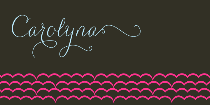Carolyna font