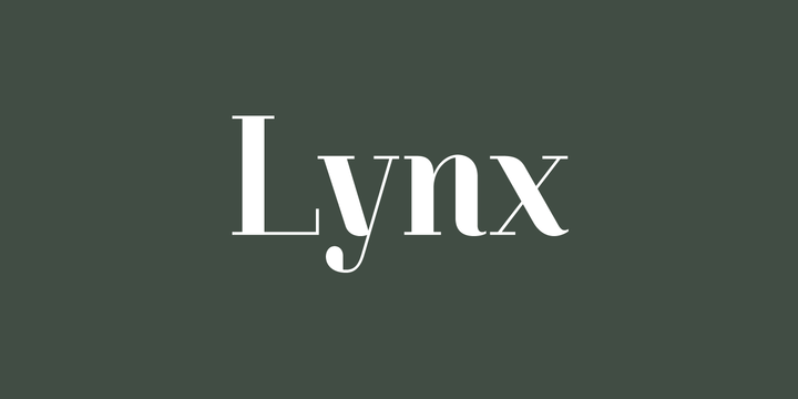 Lynx-Font-by-Warit-Chaiyakul