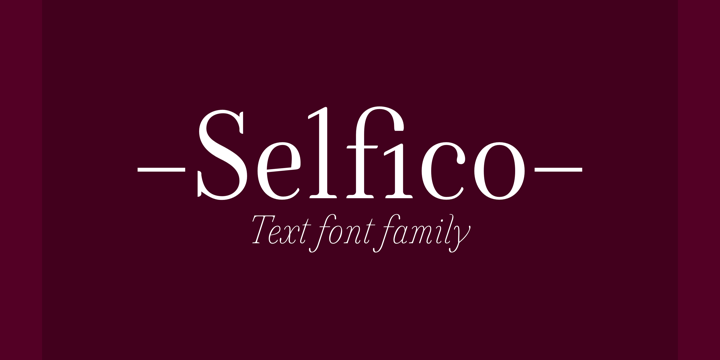 Selfico-Font-by-Nico-Inosanto