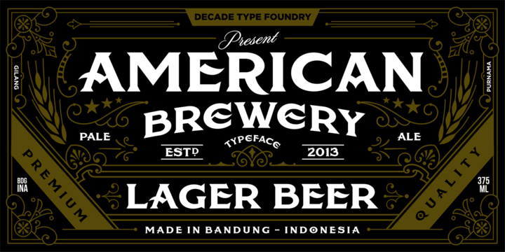 American-Brewery-Font-by-Gilang-Purnama-Jaya