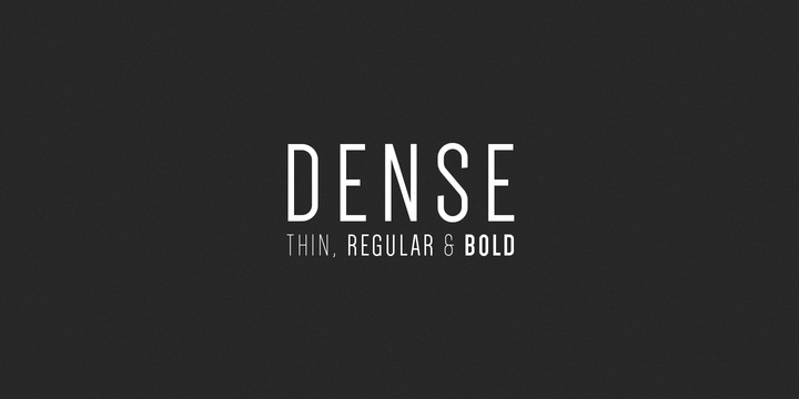 Dense-Font-by-Charles-Daoud