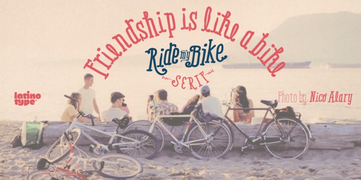 Ride-My-Bike-Serif-by-Guisela-Mendoza