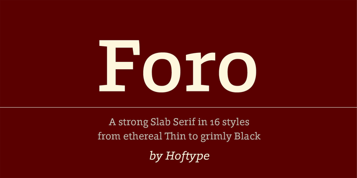 Foro-Font-by-Hoftype