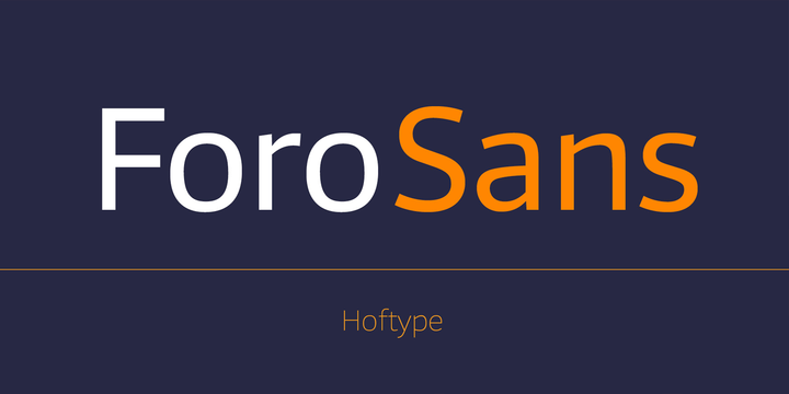 Foro-Sans-Font-by-Dieter-Hofrichter