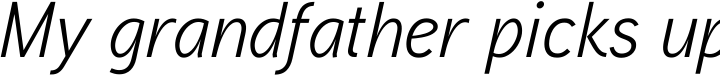 Aaux Next italic font preview
