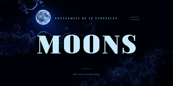 TT Moons font by Ivan Gladkikh