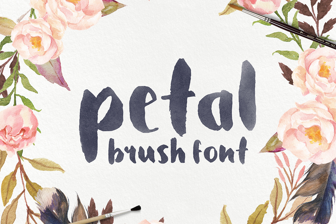 Petal-brush-font-preview-by-Tom-Chalky
