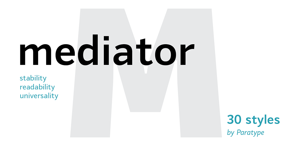 Mediator-font-by-paraType