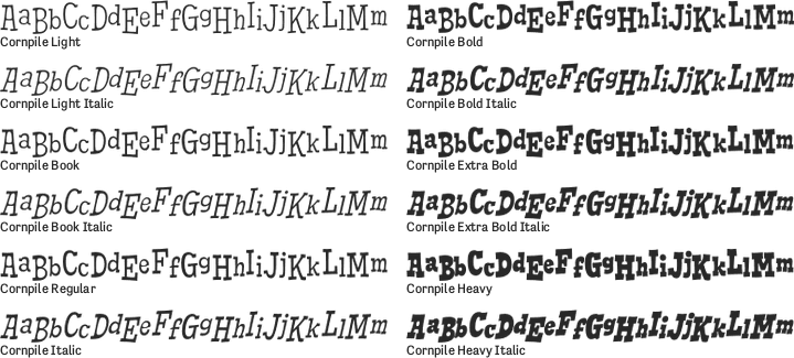 cornpile-font-preview