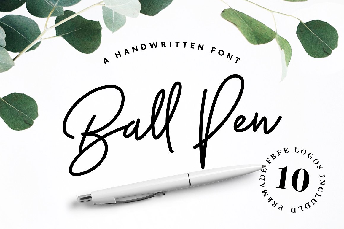Ball Pen font preview