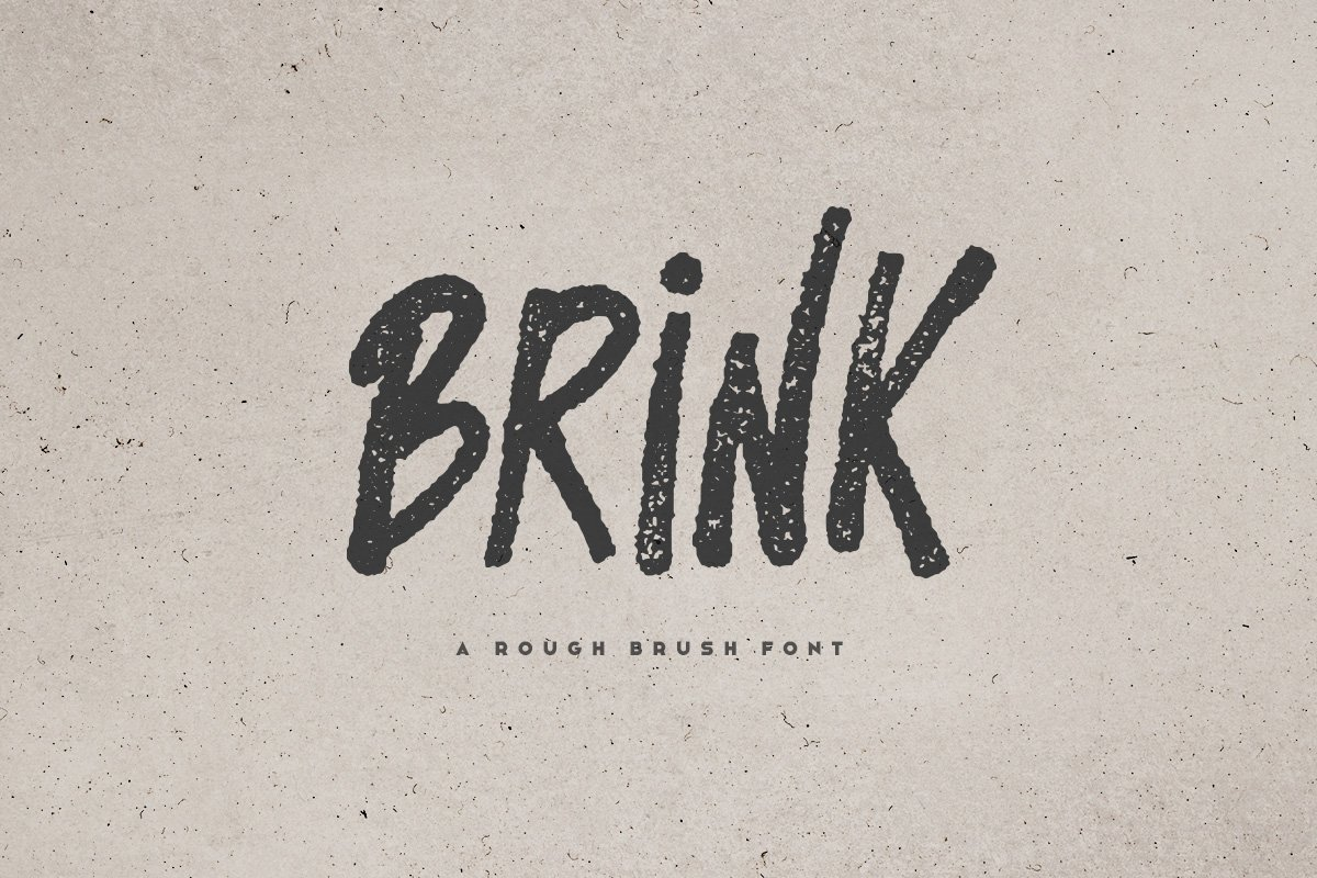 Brink font by Mehmet Reha Tugcu