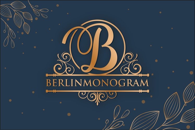 Berlin Monogram font cover