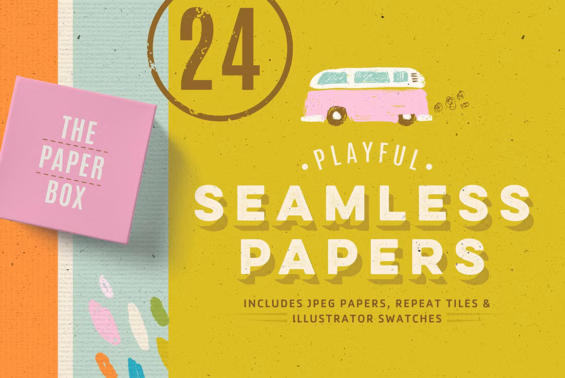 Seamless Paper Texture Pack - Subtle & Crafty Paper Overlays