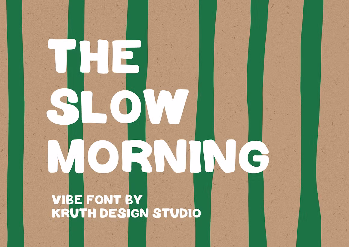 The Slow Morning Bold font - Perfect for Capturing Elegance and Warmth